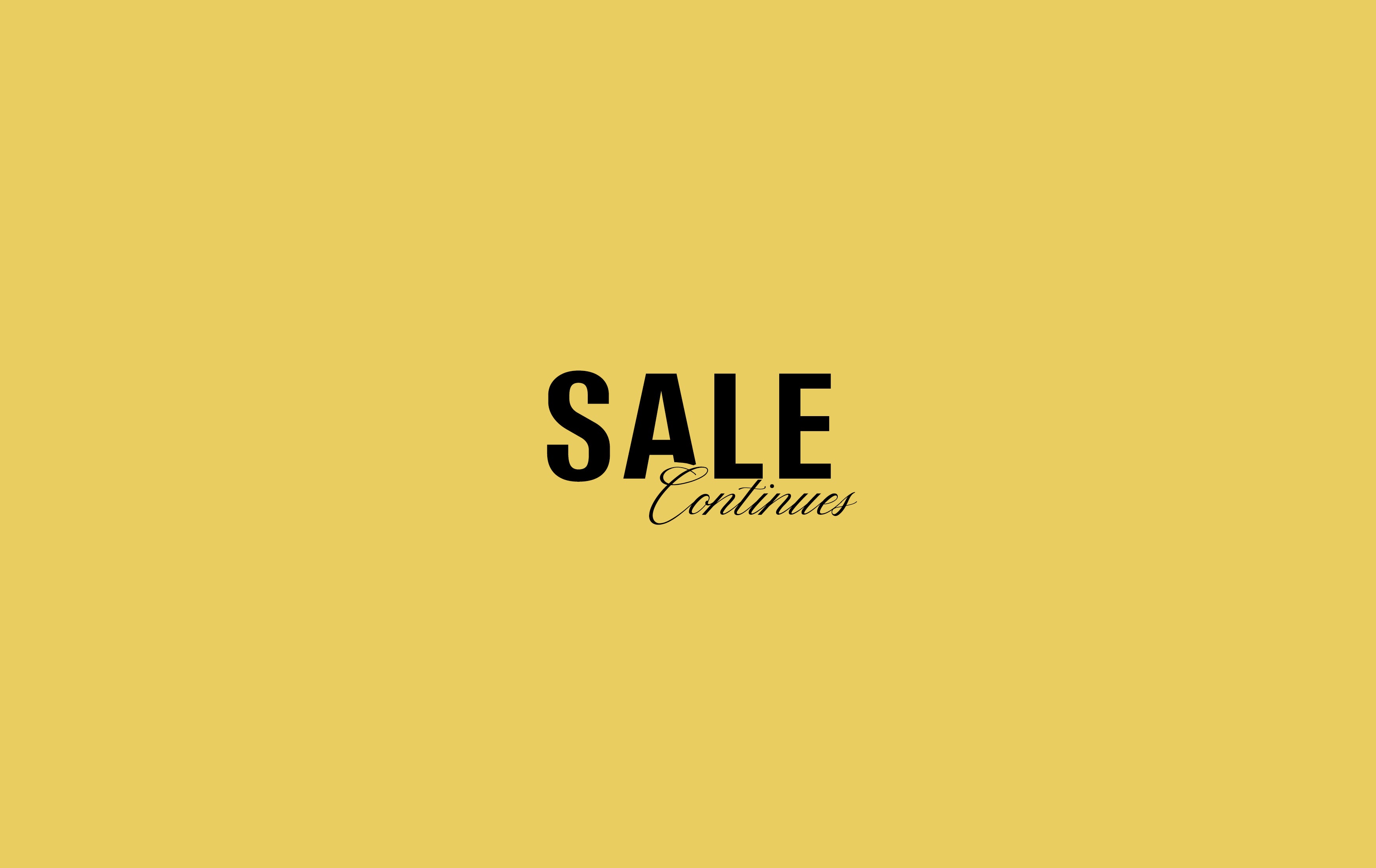 SALE Cover of LIMITED. streetwear clothing brand. Black text on mustard background.